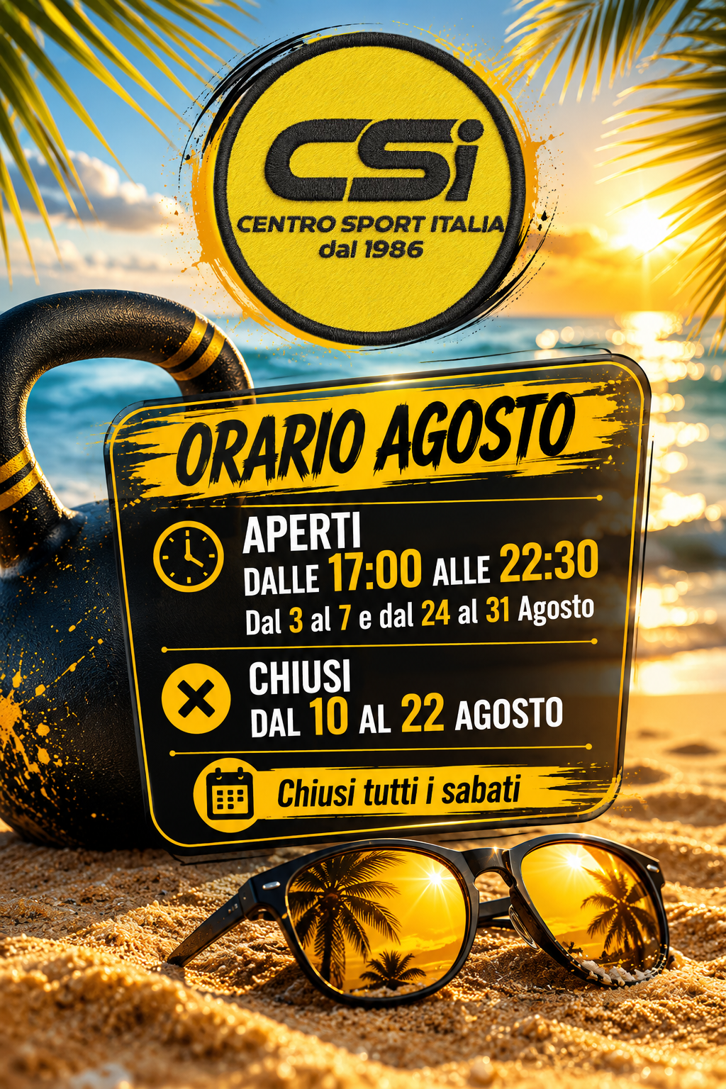 Orari Agosto
